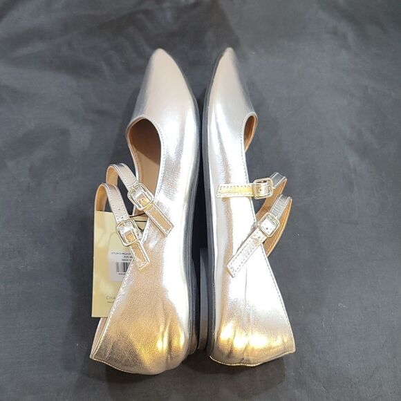 BRAND NEW CHARLES ALBERT DOUBLE ADJUSTABLE BUCKLE STRAP FLAT SHOE - Picture 10 of 13